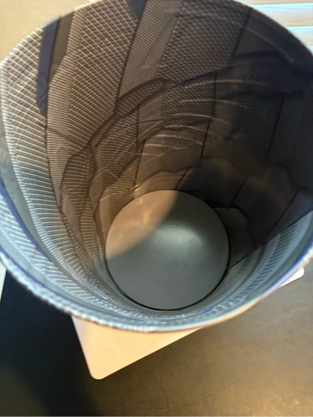 Marvel Studios Captain America Metal Trash Can Red Blue Silver